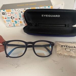 NEW Kids Anti Blue Light Block Glare Glasses Black with Case blue light NEW!